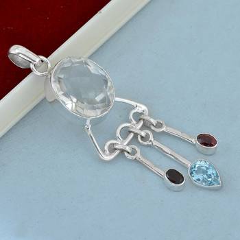Multicolor Topaz   Pendants 4