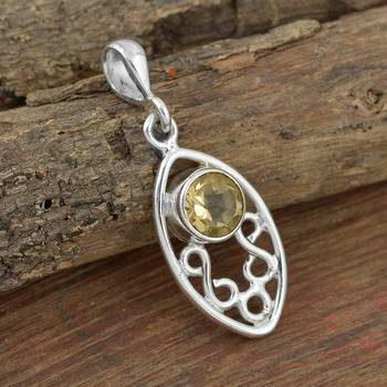 Yellow Citrine Pendants 2