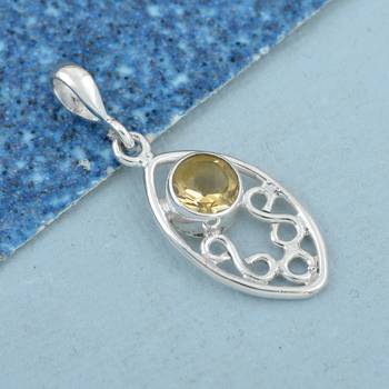 Yellow Citrine Pendants 3