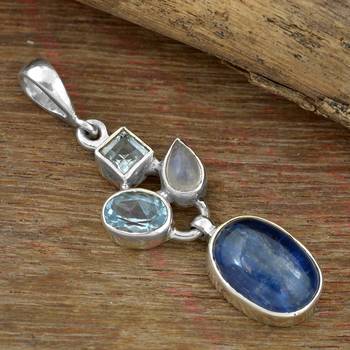 Multicolor Moonstone Pendants 4