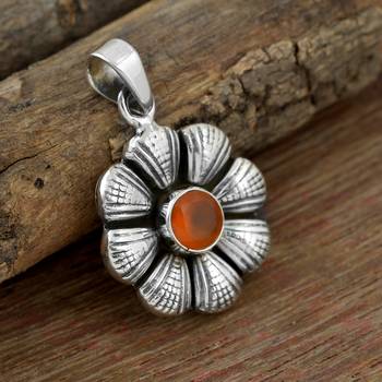 Orange Carnelian Pendants 2