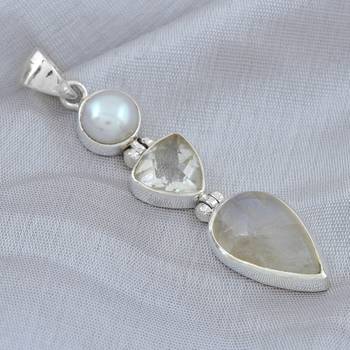 Multicolor Moonstone Pendants 4