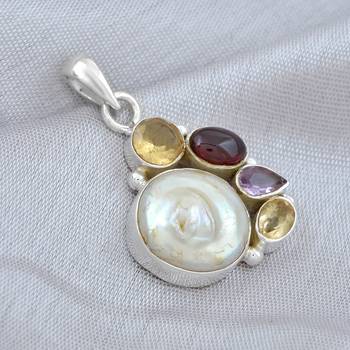 Multicolor Citrine Pendants 2