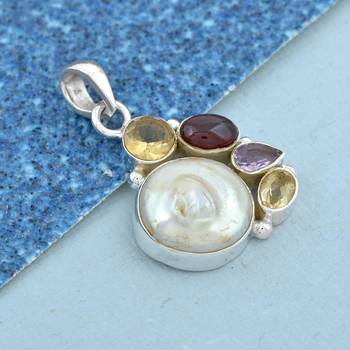 Multicolor Citrine Pendants 3
