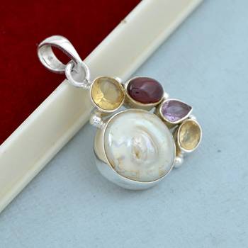 Multicolor Citrine Pendants 4