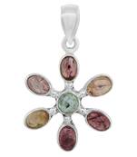 Multicolor Tourmaline Pendants