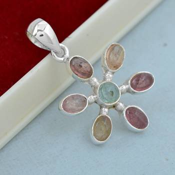 Multicolor Tourmaline Pendants 4