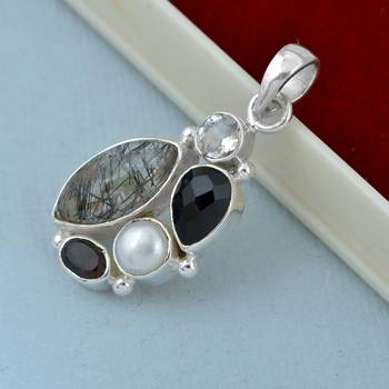 Multicolor Onyx Pendants 3