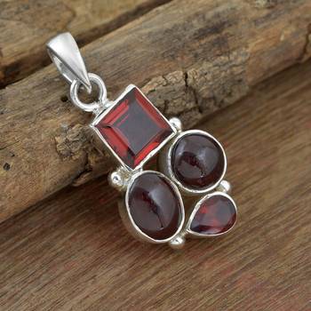 Red Garnet Pendants 3