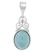 Blue Chalcedony Pendants