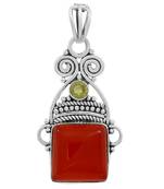 Multicolor Carnelian Pendants