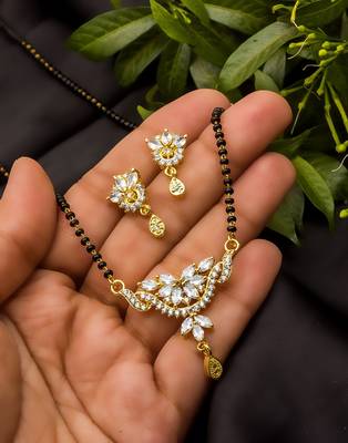 Multicolor diamond mangalsutra 1