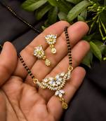 Multicolor diamond mangalsutra