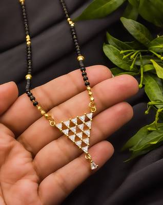 Multicolor diamond mangalsutra 1