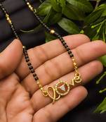 Multicolor diamond mangalsutra