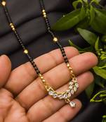 Multicolor diamond mangalsutra