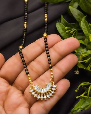 Multicolor diamond mangalsutra 1