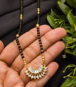 Multicolor diamond mangalsutra