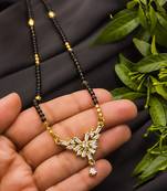 Multicolor diamond mangalsutra