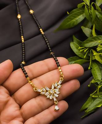 Multicolor diamond mangalsutra 2
