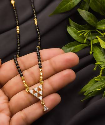 Multicolor diamond mangalsutra 1