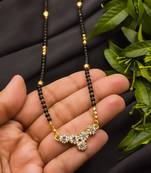 Multicolor diamond mangalsutra