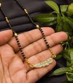 Multicolor diamond mangalsutra