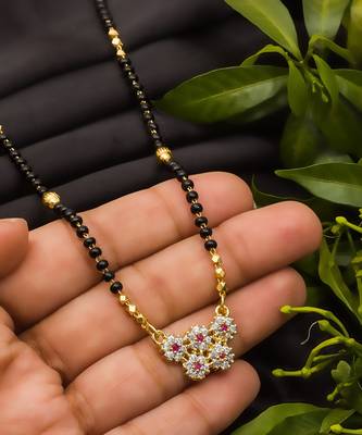 Multicolor diamond mangalsutra 2