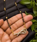 Multicolor diamond mangalsutra