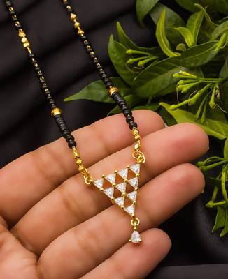 Multicolor diamond mangalsutra 1