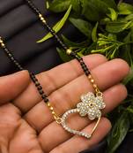 Multicolor diamond mangalsutra