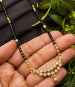Multicolor diamond mangalsutra