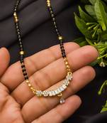 Multicolor diamond mangalsutra