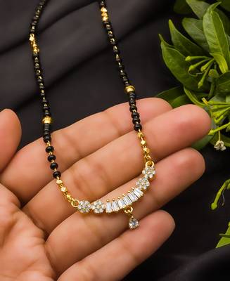 Multicolor diamond mangalsutra 2