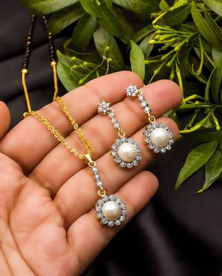 Multicolor Diamond Mangalsutra 1
