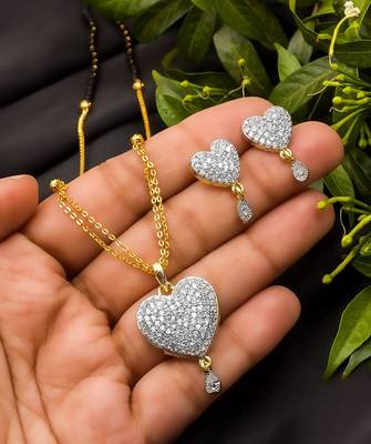 Multicolor Diamond Mangalsutra 1