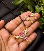 Multicolor Diamond Mangalsutra