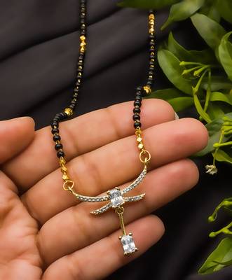 Multicolor diamond mangalsutra 2