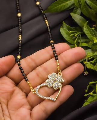 Multicolor diamond mangalsutra 2