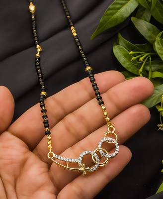 Multicolor diamond mangalsutra 1