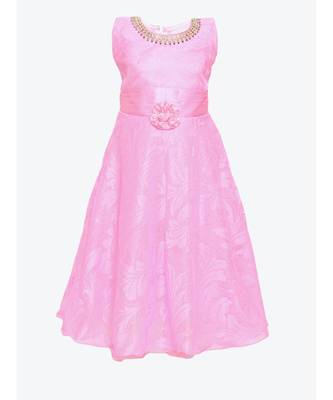 Pink Net Gown 1