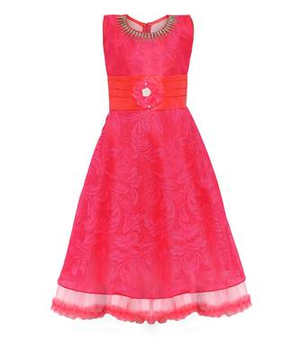 Red Net Gown 1