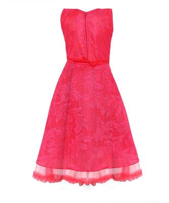 Red Net Gown 2