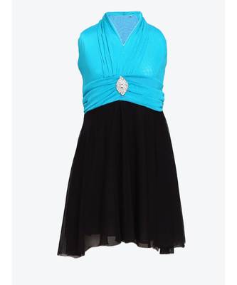 Multi Colored Net Frock 1