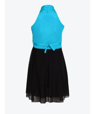 Multi Colored Net Frock 3