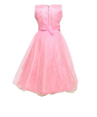 Pink Net Gown 2