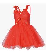 Red Net Frock