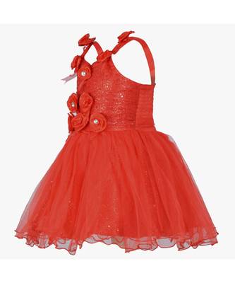 Red Net Frock 2