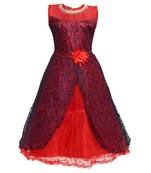 Red Net Gown