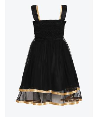 Black Net Frock 3